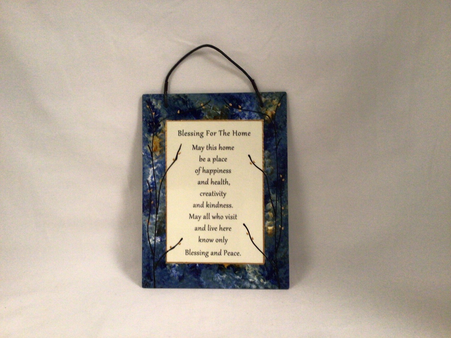 Blue and Amber Tree of Life Home Blessing-Ocean Breeze