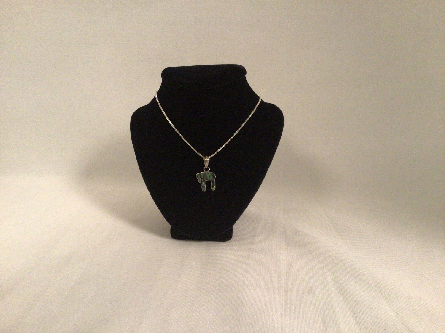 Sterling Silver Abalone Mini Chai Necklace, Bali Chai Collection