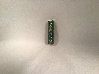 Bali Chai Sterling Silver and Abalone Mezuzah