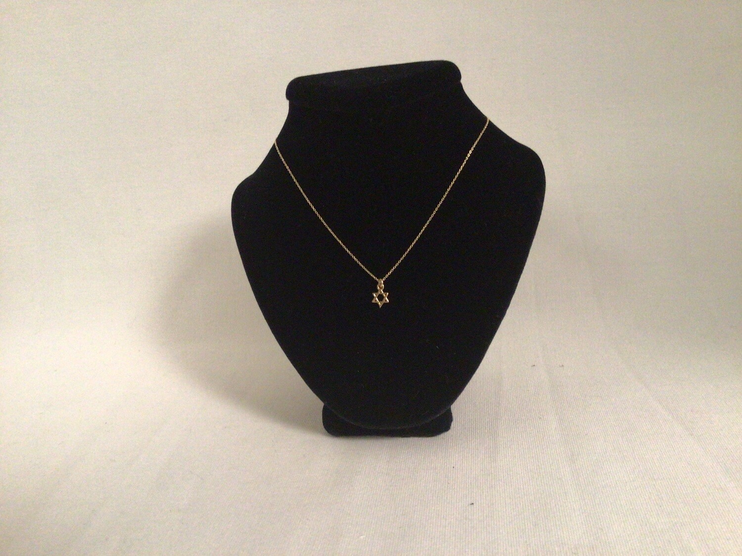 14K Gold Mini Star of David Necklace
