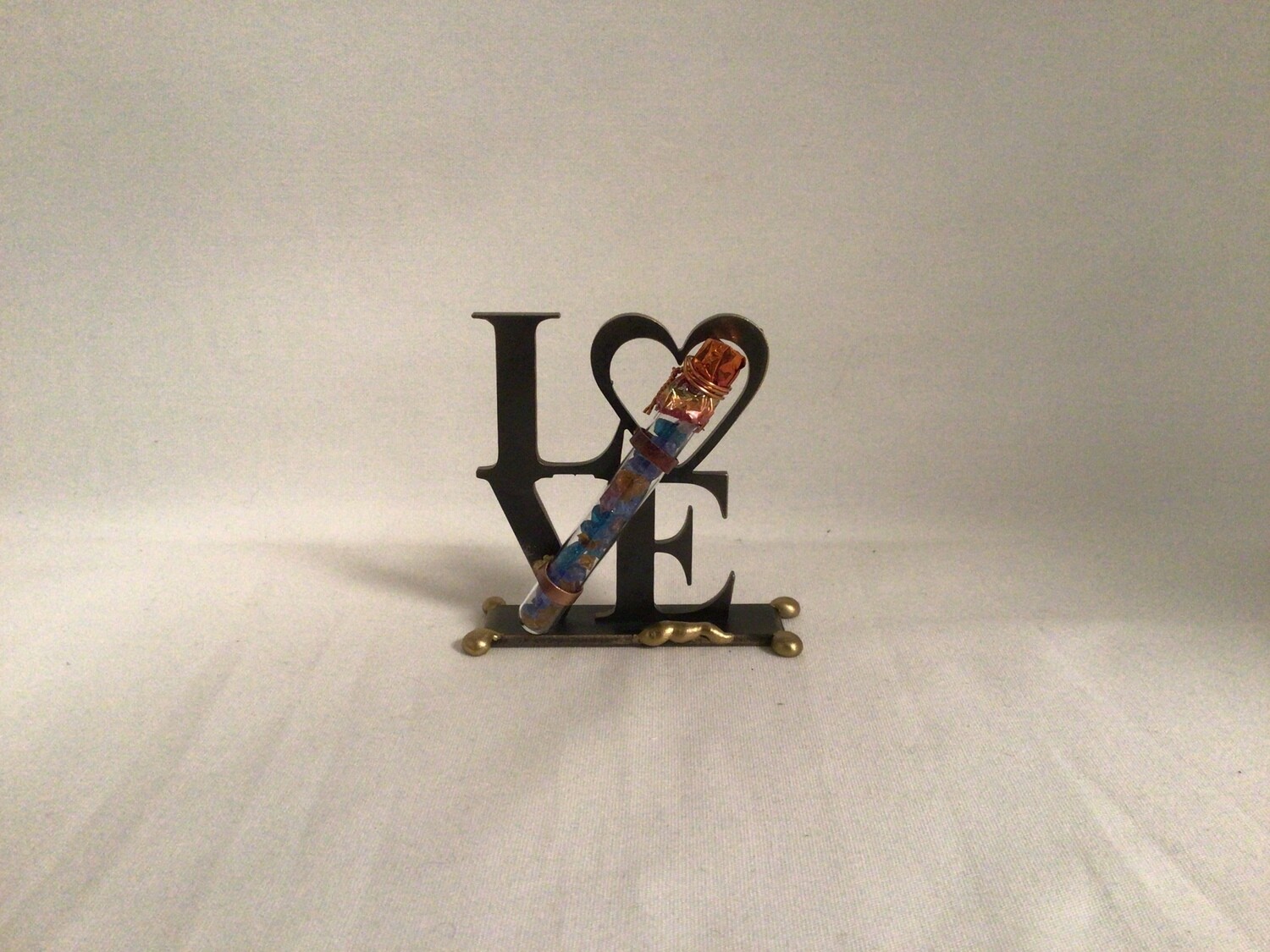 Love Laser Cut Sculpture with Tube for Wedding Shards