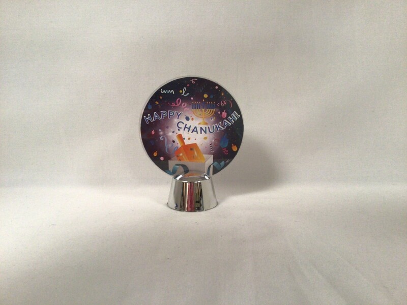 LED Light Up Dreidel and Menorah Decoration