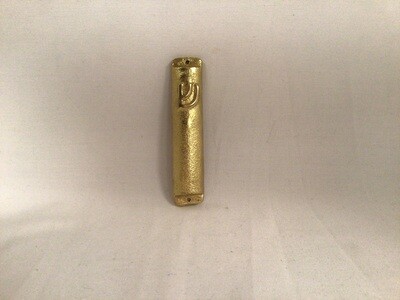 Gold Tone Mezuzah