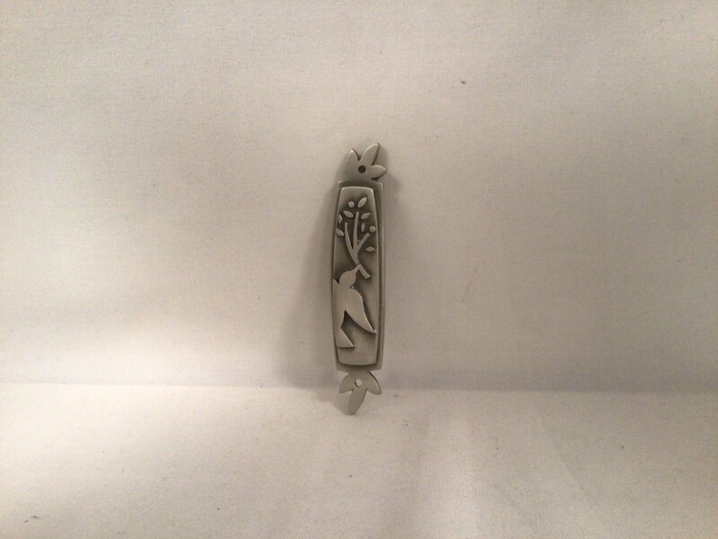 Pewter Dove Mezuzah 