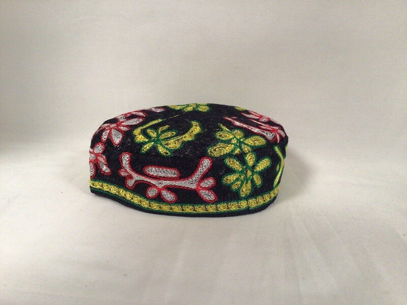 Buchari Black Kippah - Size 58