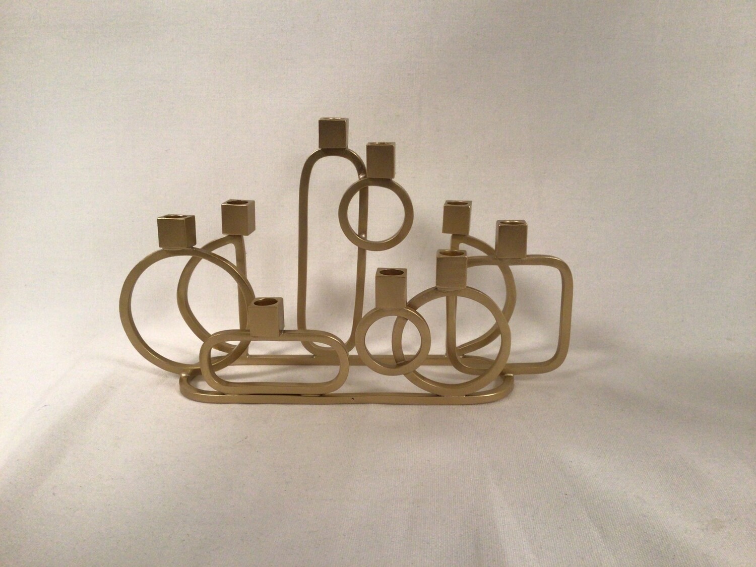 Brass Sculptural Menorah