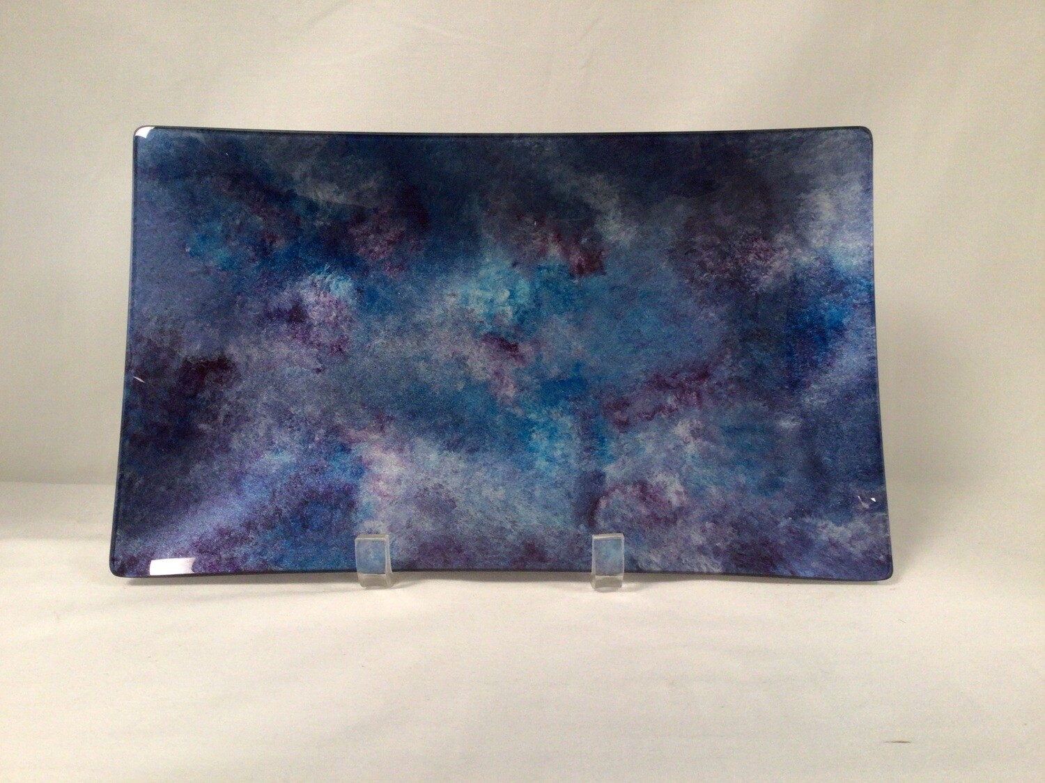 Serving Platter Blue and Purple Colors