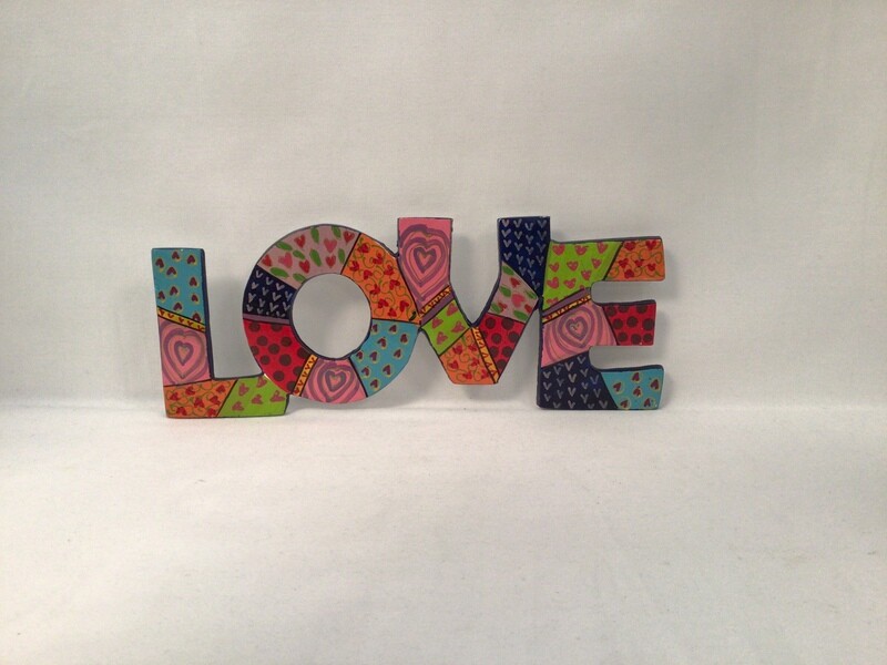 Emanuel Laser Cut Love Wall Hanging