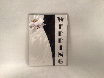 Wedding Card with Bouquet