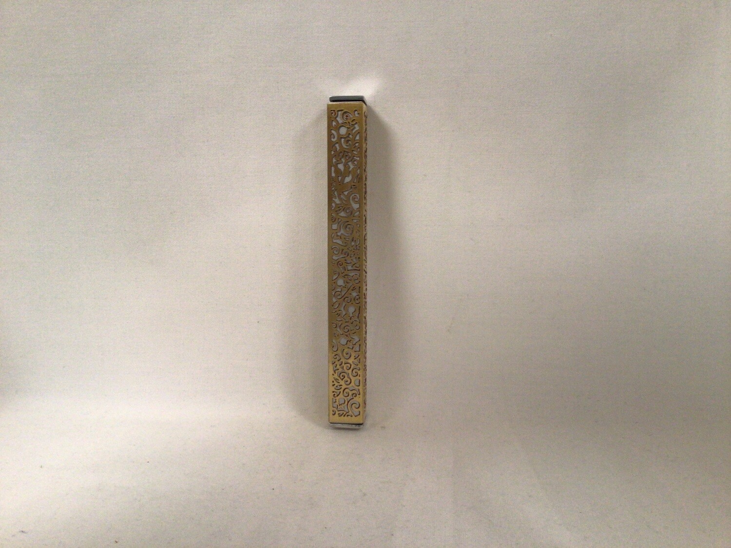 Gold Pomegranate Cutout Mezuzah