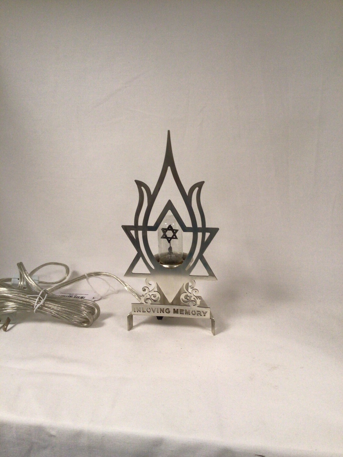 Electric Laser Cut Memorial Lamp