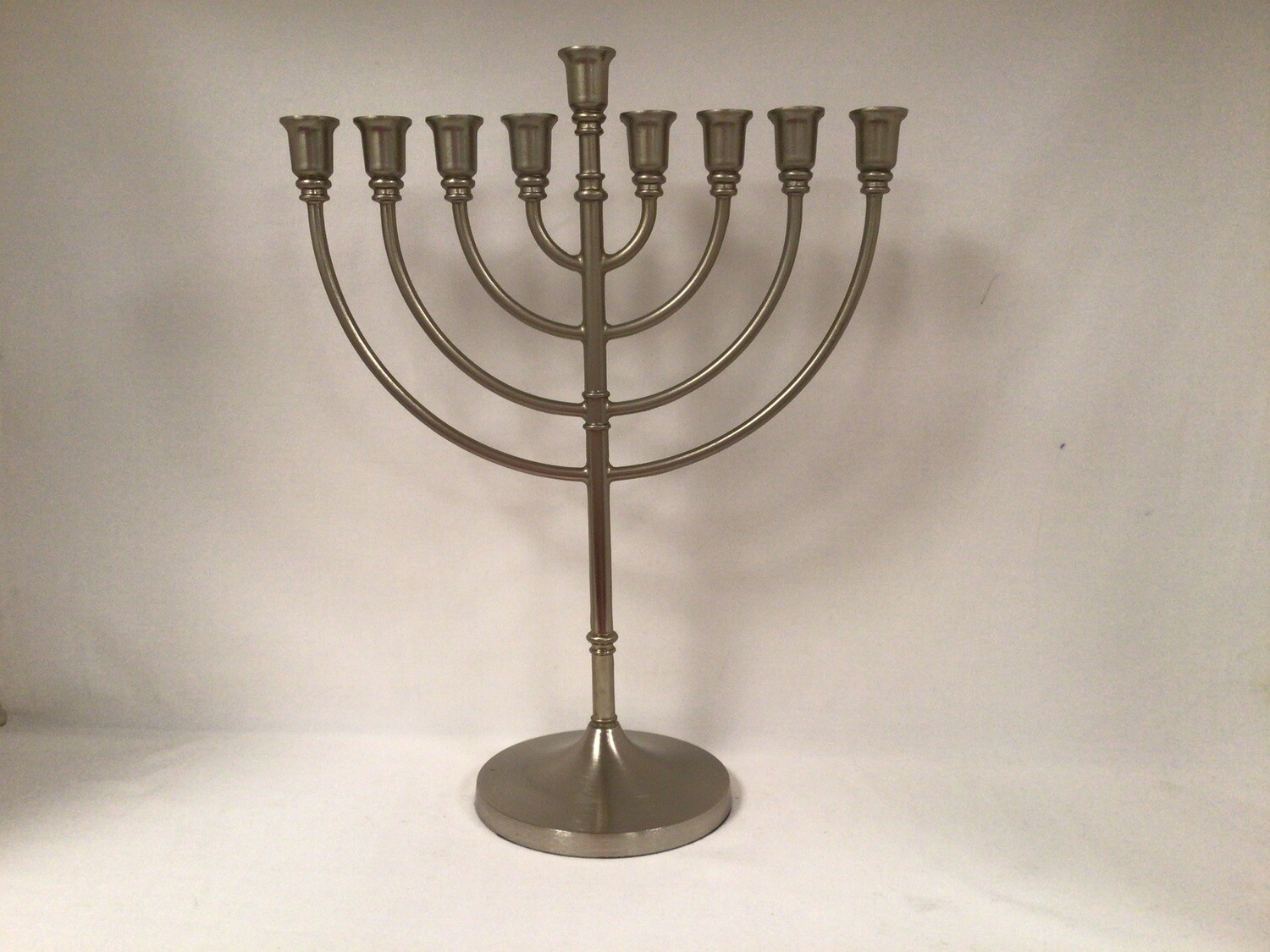 Recycled Aluminum Traditional Menorah