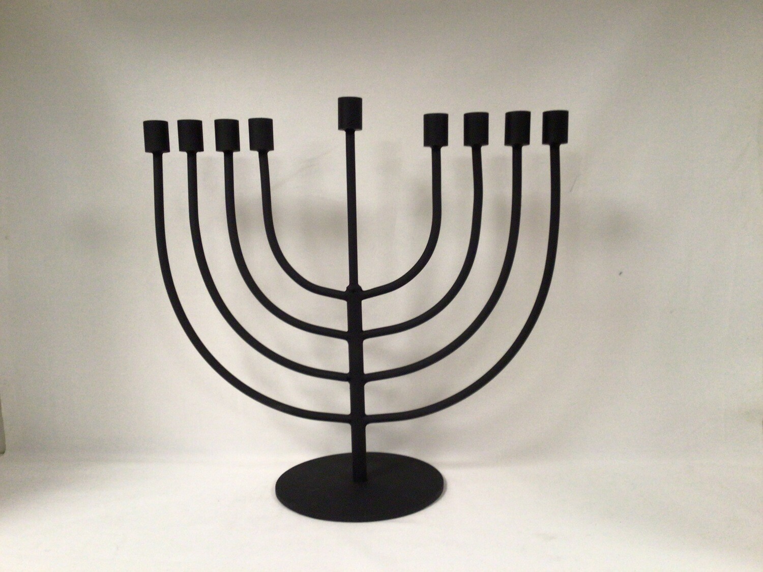 Modern Black Menorah