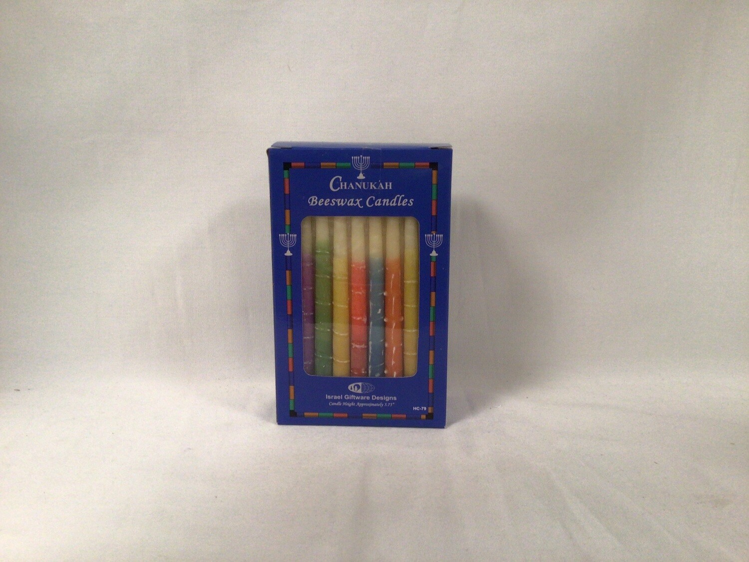 Colorful Beeswax Chanukah Candles