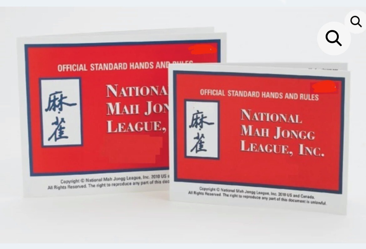 Pre-Order 2024 National Mah Jongg League Card - Large Print