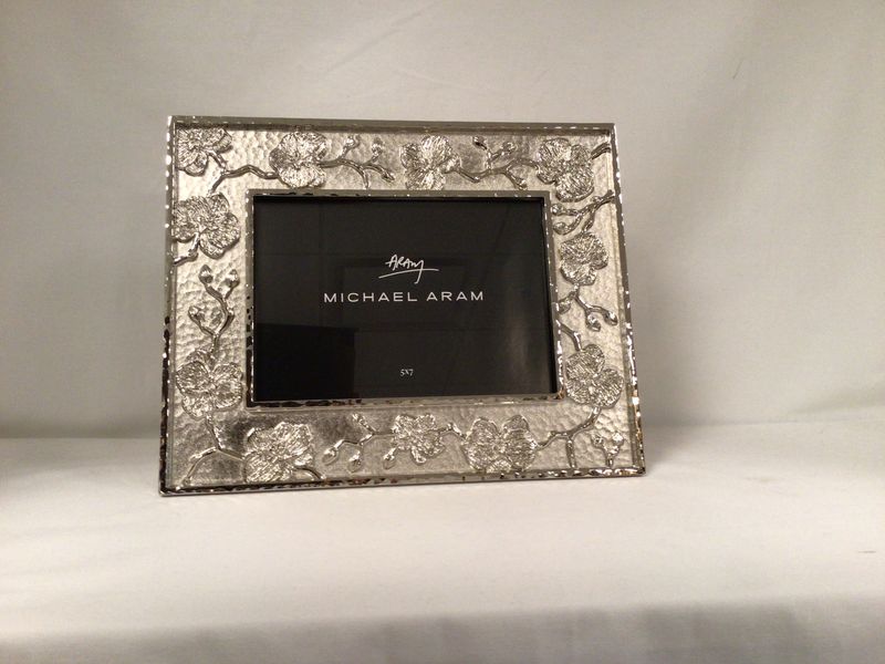 Michael Aram White Orchid Sculpted Picture Frame 