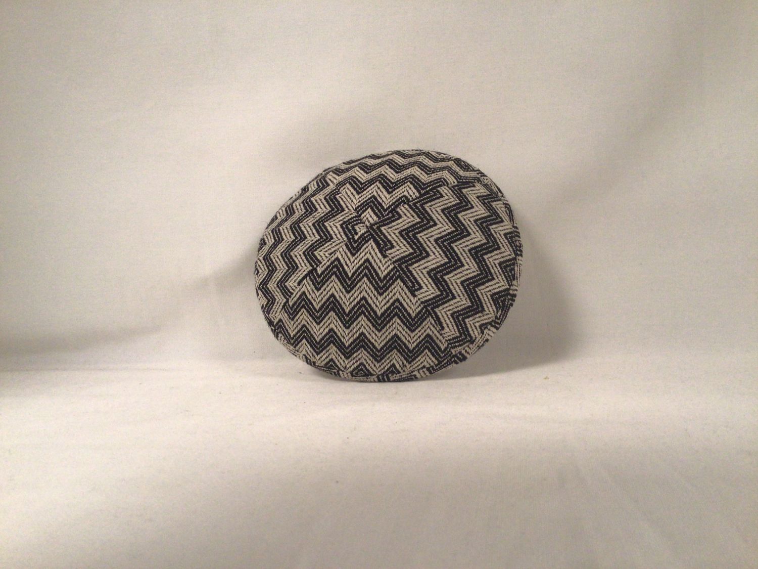 Black and White Design Kippah