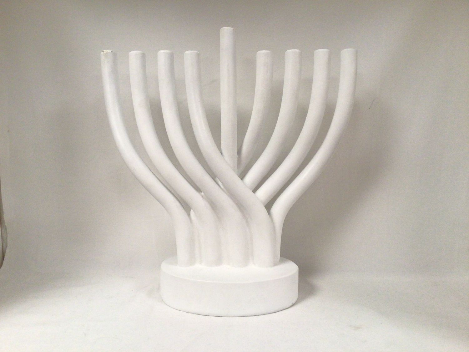 Large White Menorah