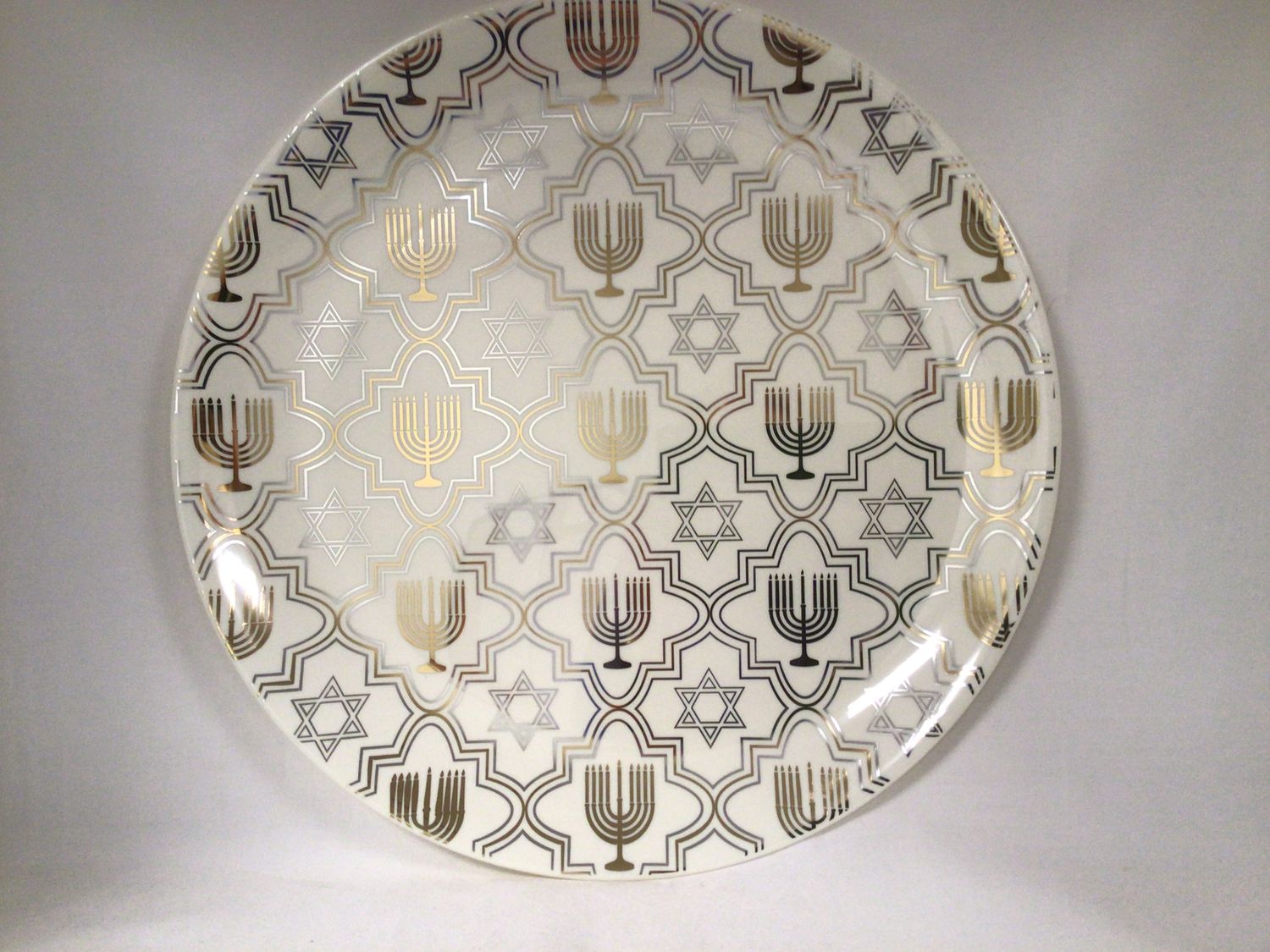 Festive Lights Round Platter