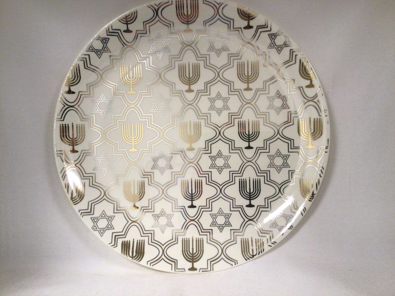 Festive Lights Round Platter
