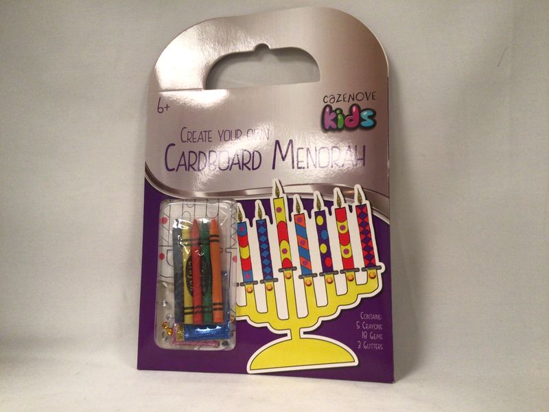 Create Your Own Cardboard Menorah