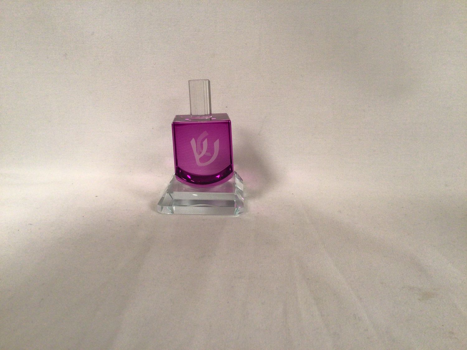 Crystal Dreidel Purple