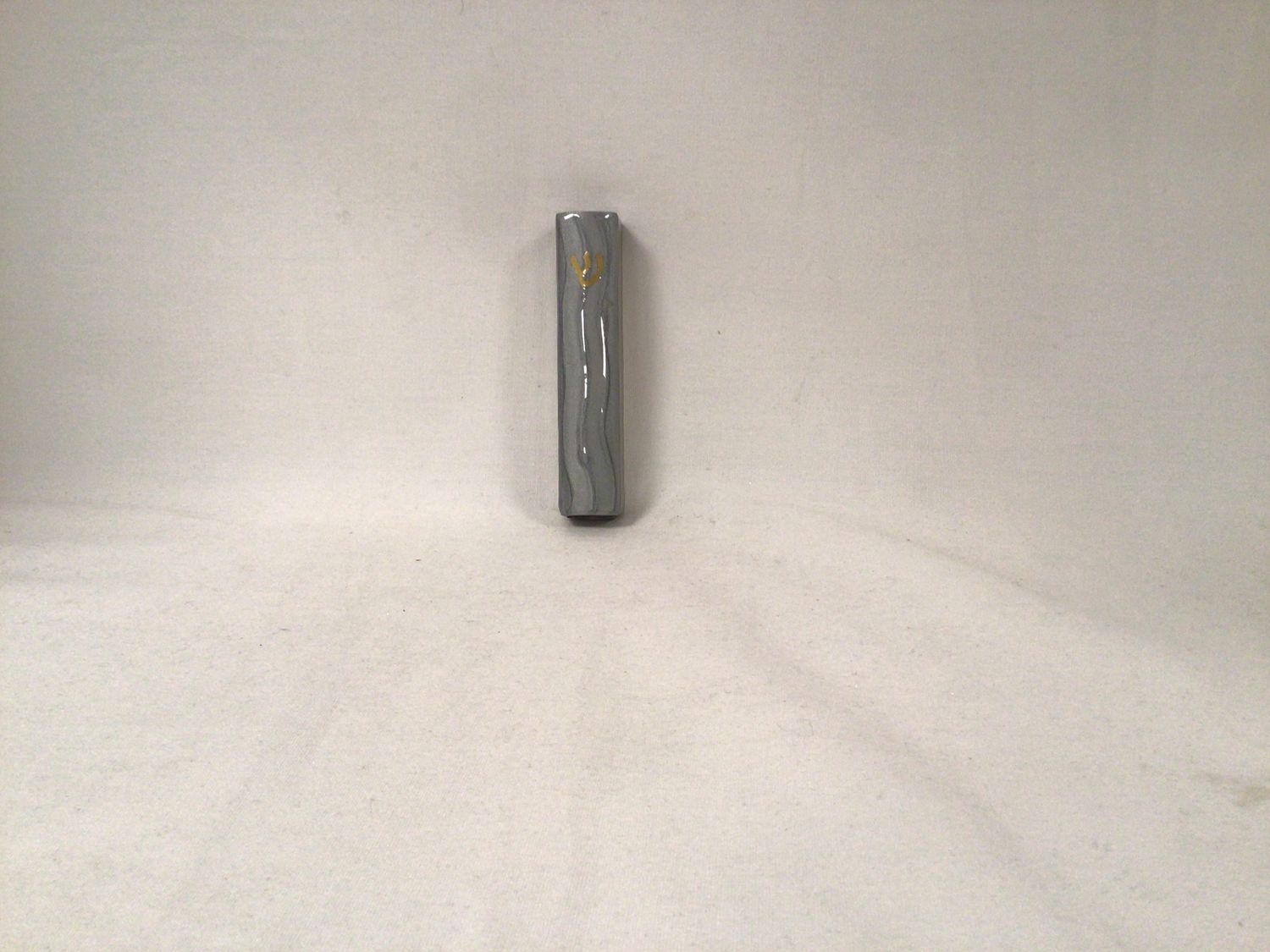 Silver Enamel Mezuzah