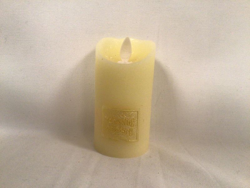 LED Wax Memorial Candle-Ivory