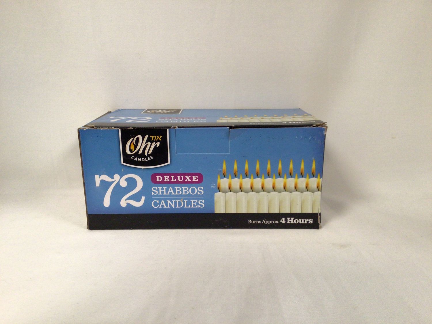 Shabbat Candles 4&quot; - 72/box