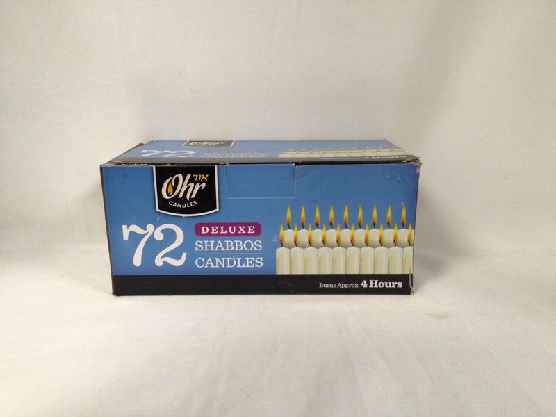 Shabbat Candles 4&quot; - 72/box