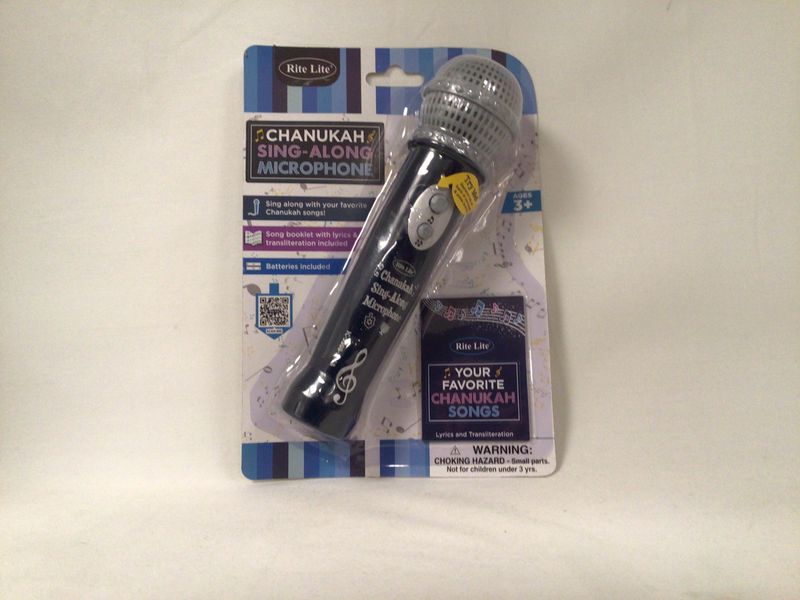 Chanukah Sing-Along Microphone-includes song booklet