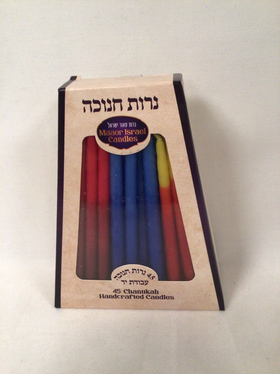 Deluxe Colored Chanukah Candles