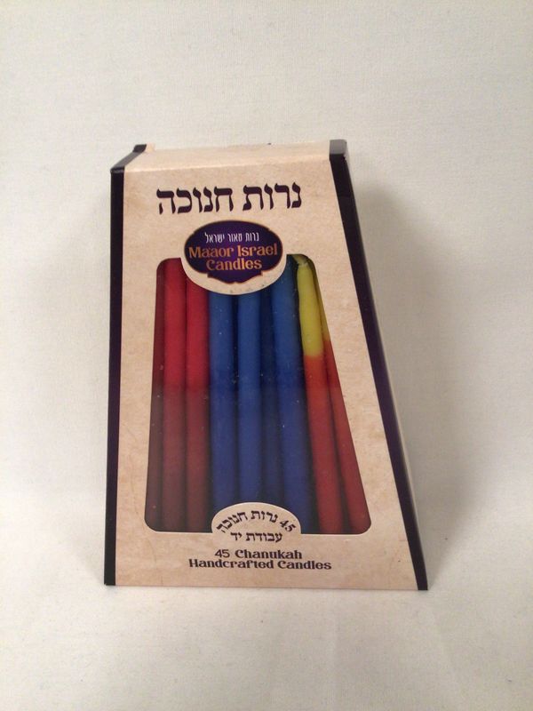 Deluxe Colored Chanukah Candles