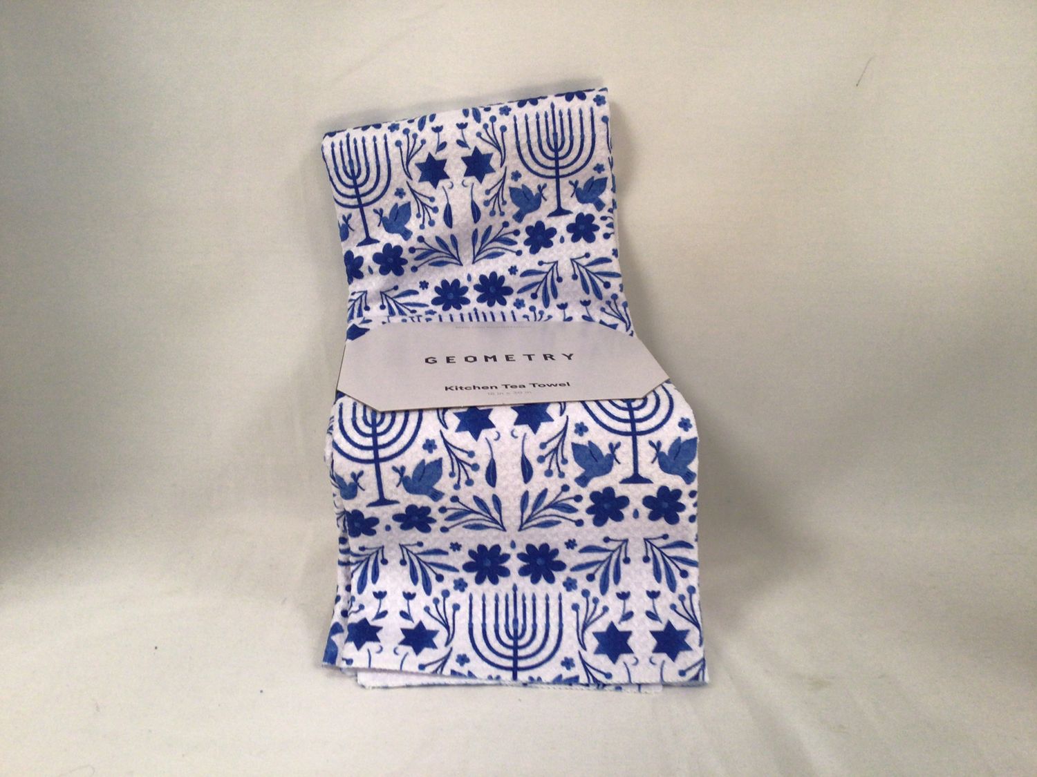 Geometry Hanukah Tea Towel
