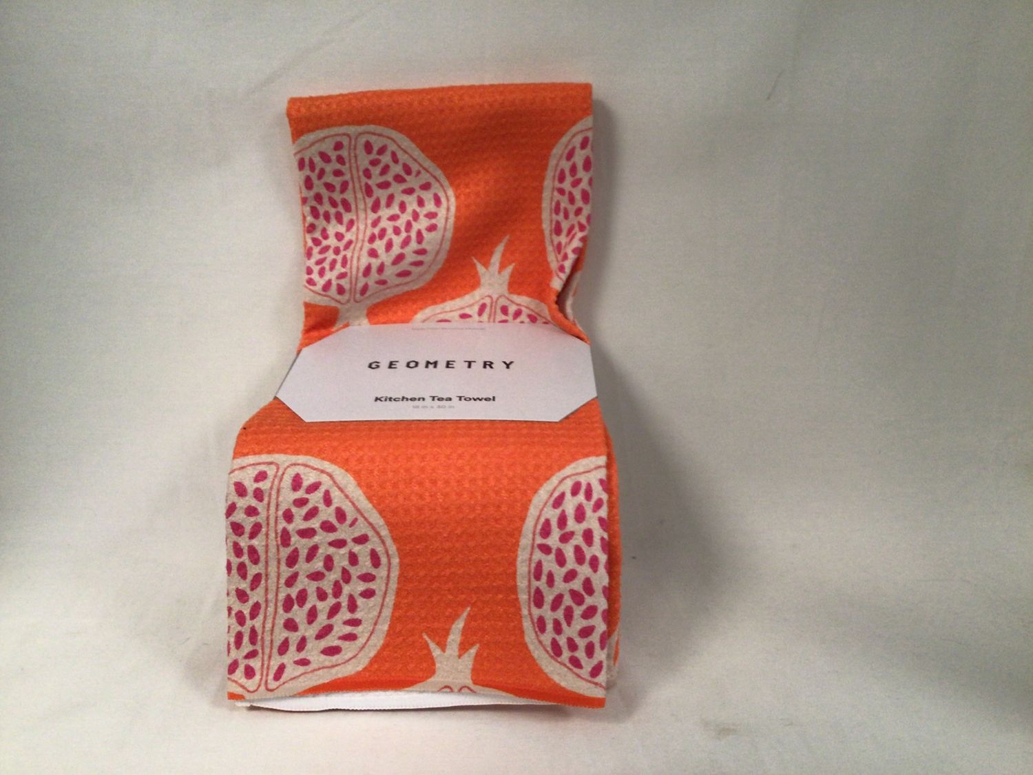 Geometry Pomegranate Parade Tea Towel