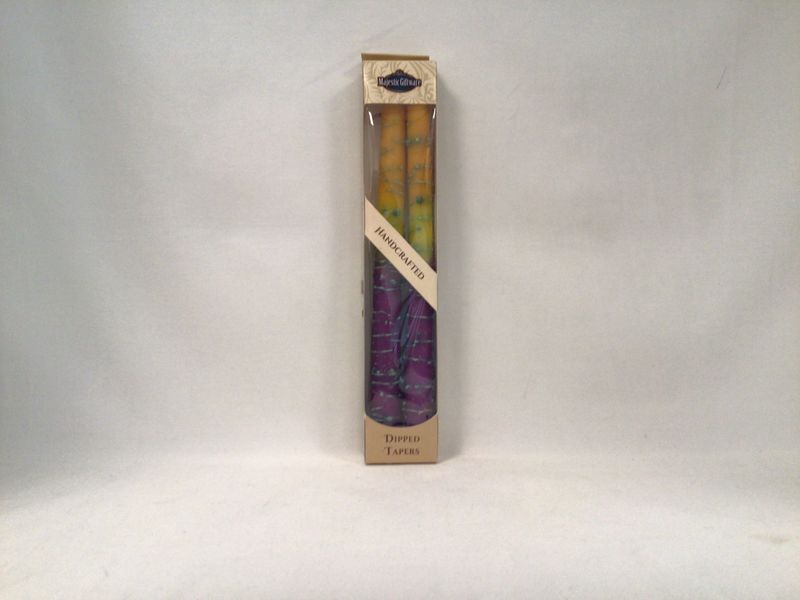 Safed Harmony Orange and Violet 10&quot; Taper Candles