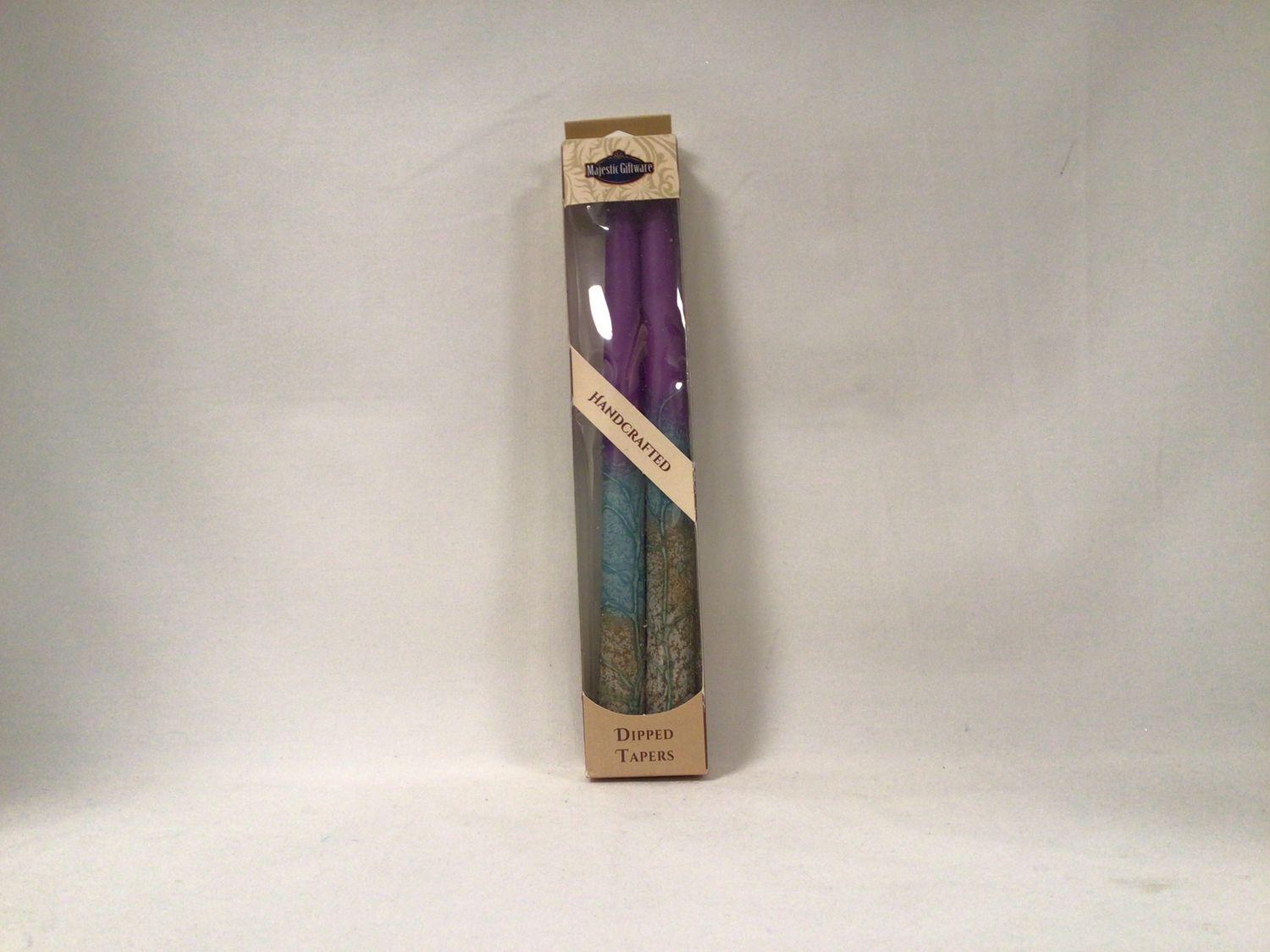 Safed Violet with Blue and Grey 10&quot; Taper Candles