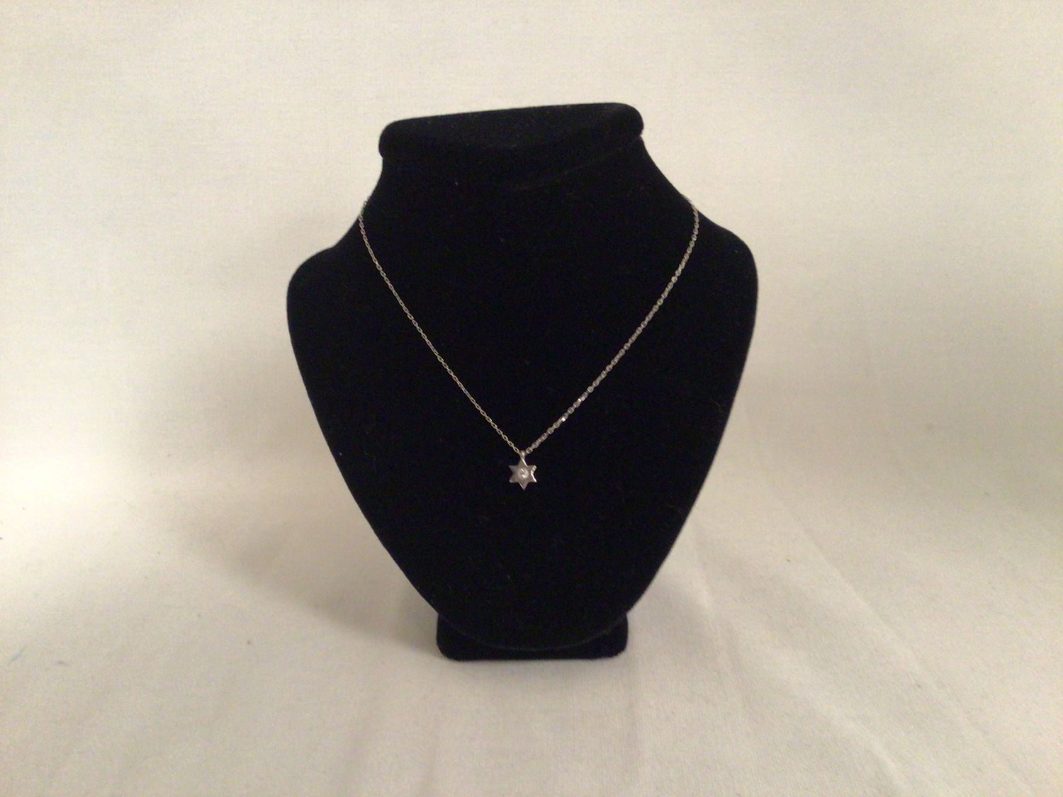 Tiny Sterling Silver Star with CZ