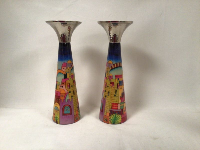 Jerusalem Cone Candlesticks Jerusalem Cone Candlesticks