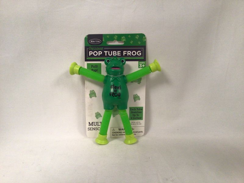 Flexi the Frog Pop Tube Passover Toy