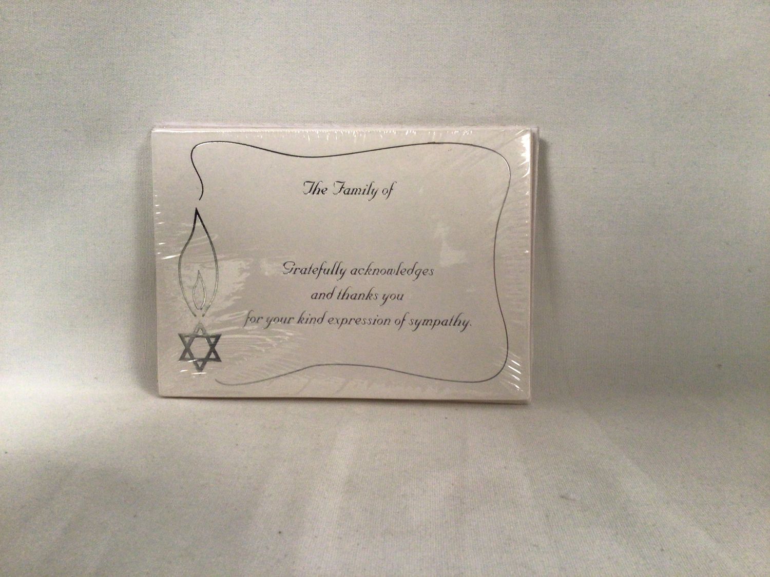 Package of Sympathy Cards with Flame