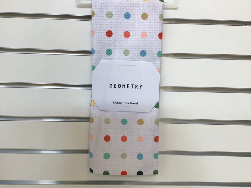 Geometry Retro Dot Tea Towel