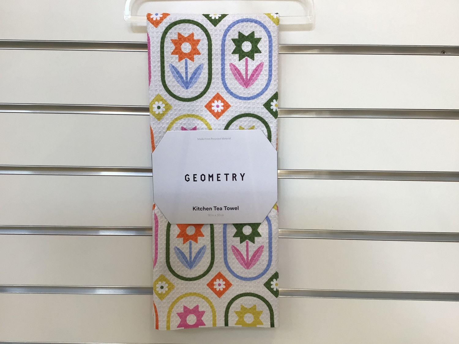 Geometry Petal Patchwork Tea towel