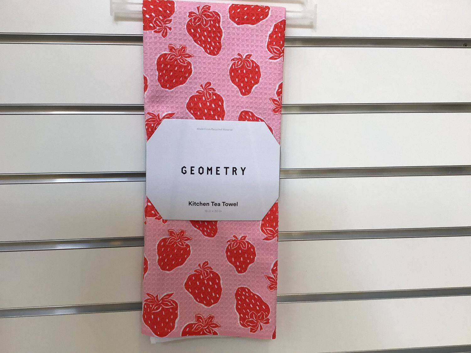 Geometry Strawberry Fields Tea Towel