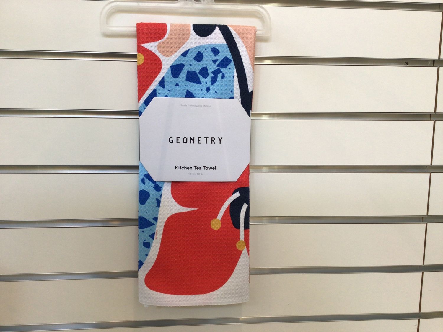 Geometry Dizzy Poppies Tea Towel