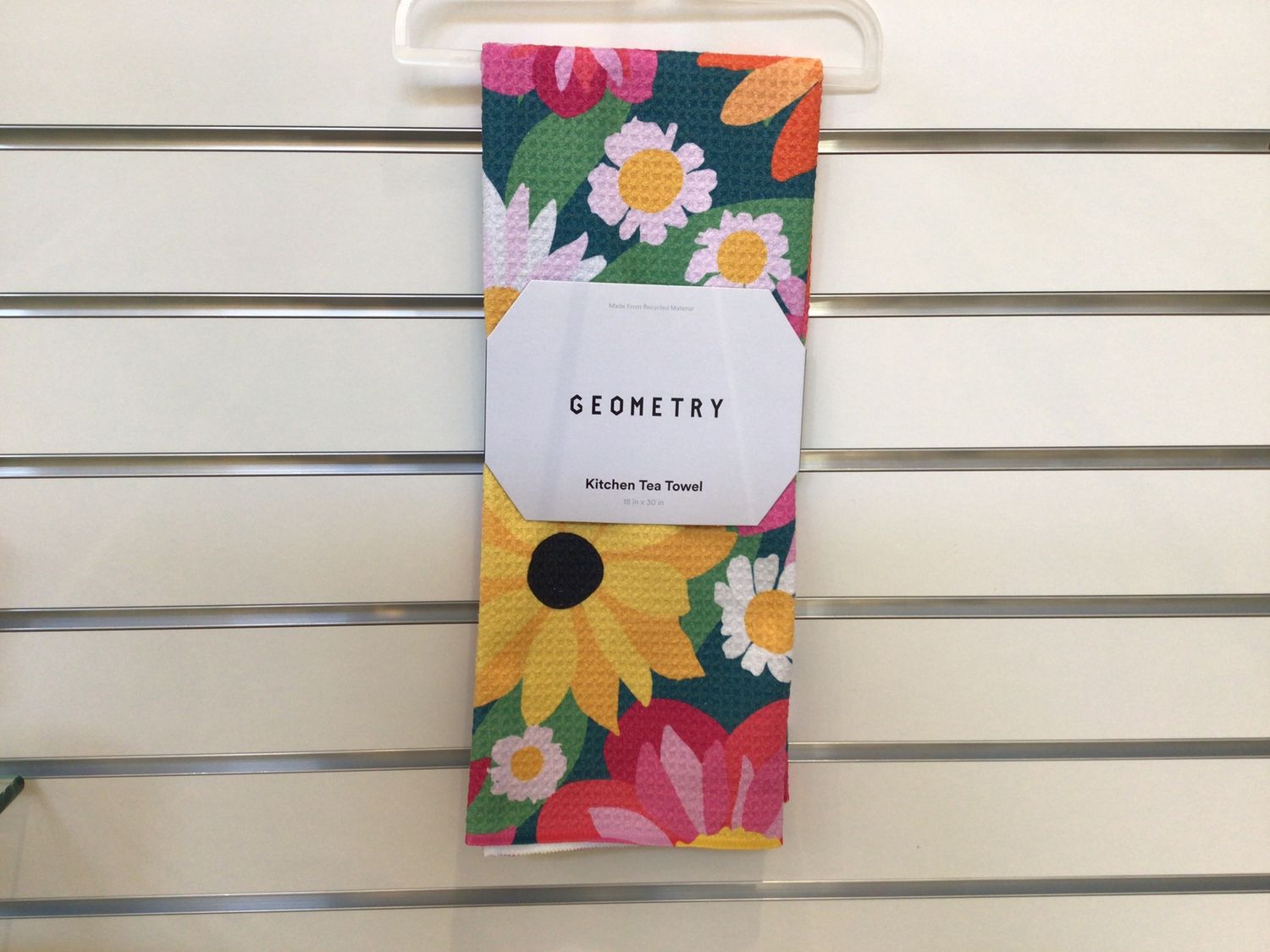 Geometry Wild Blooms Tea Towel 
