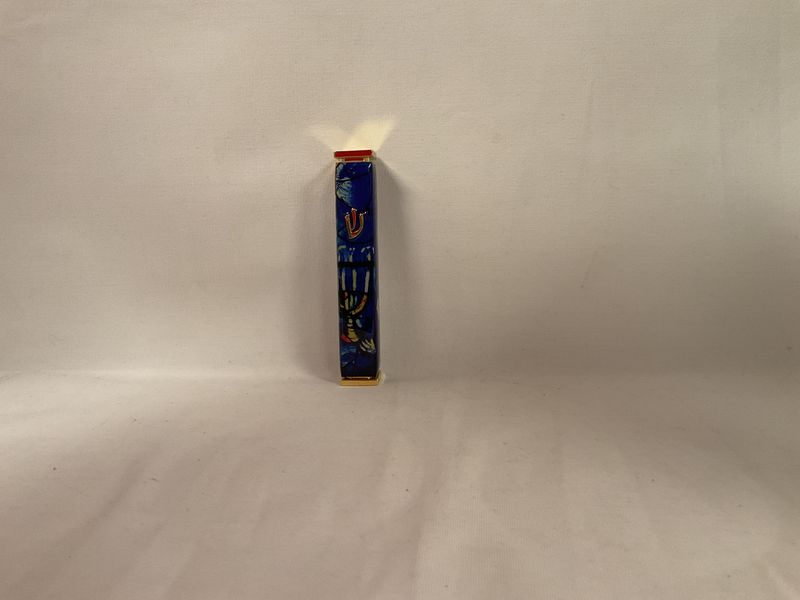 Hadarya Blue Chagall Mezuzah