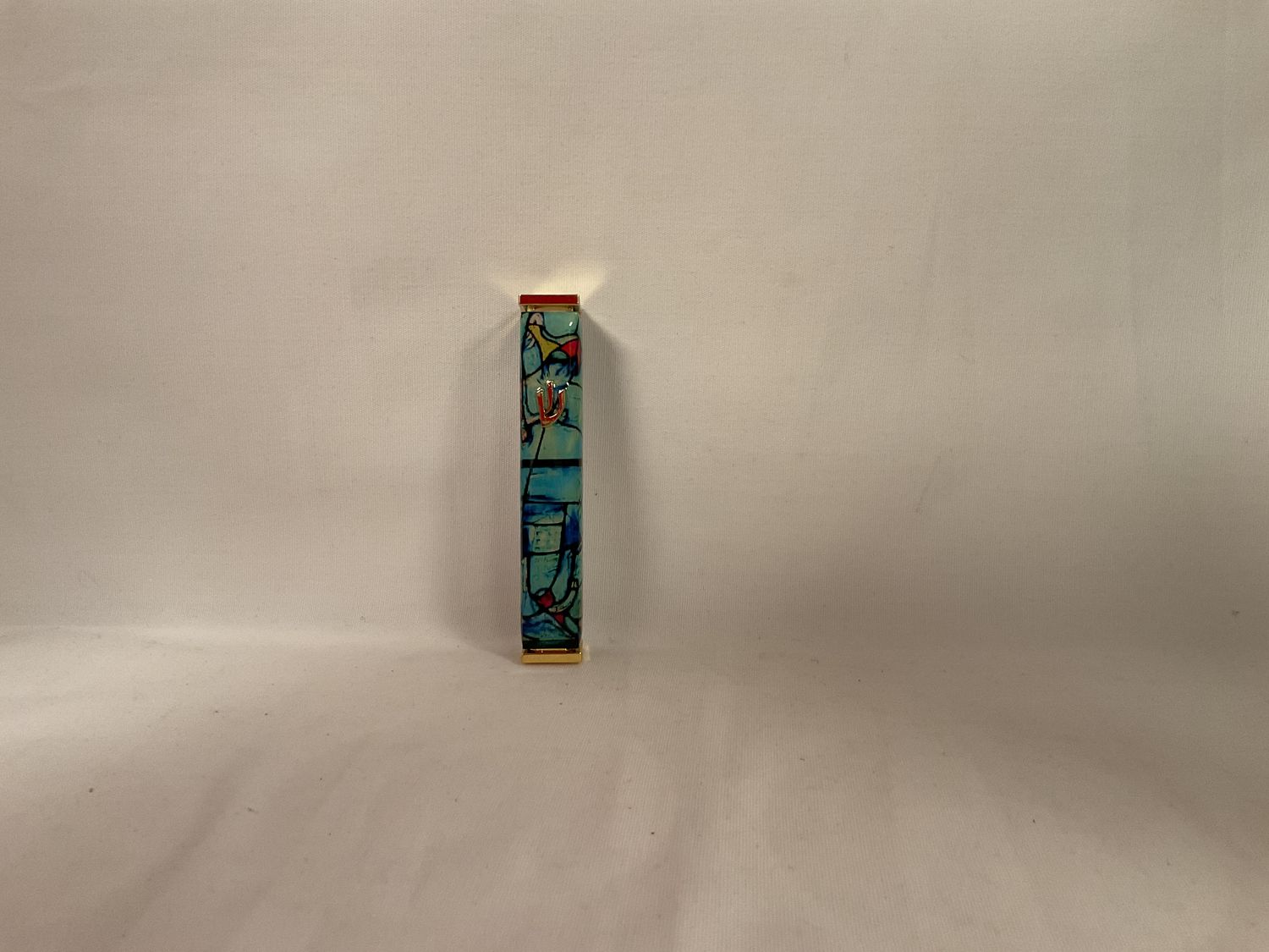 Hadarya Turquoise Chagall Mezuzah
