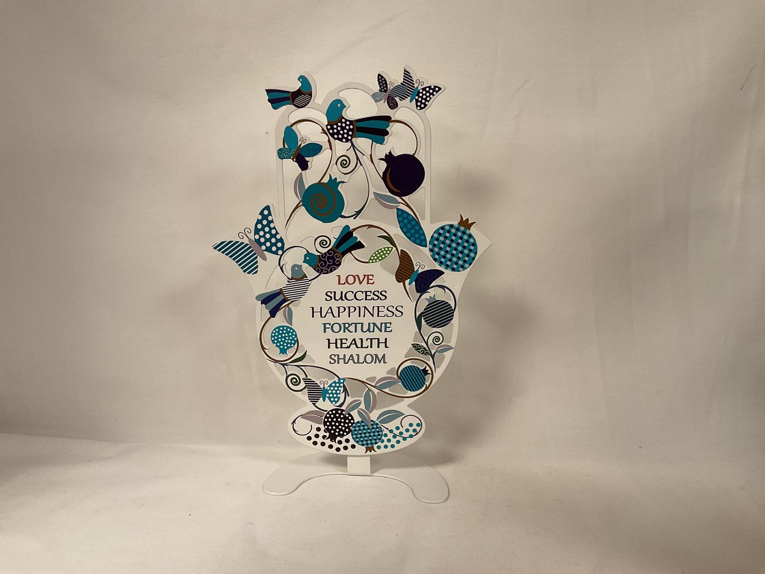 Hadarya Laser Cut Hamsa on Stand