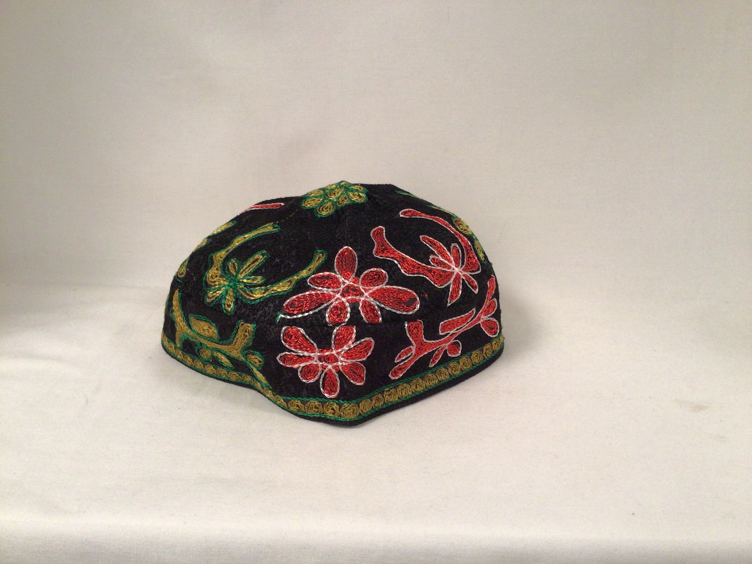 Buchari Black Kippah - SIZE  60